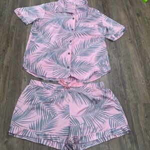 Victoria’s Secret matching satin pajamas